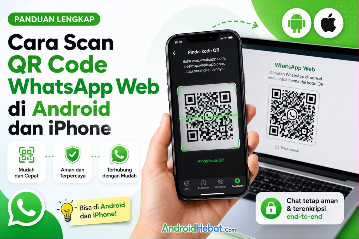 cara scan qr wa web