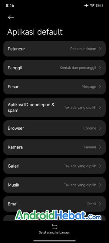 Arti default di HP Android dan cara mengganti aplikasi default