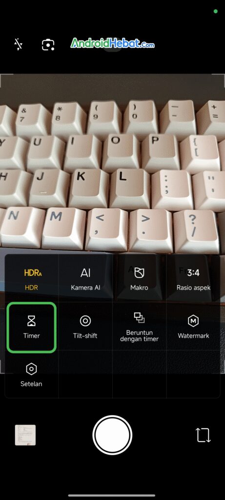 timer di kamera xiaomi