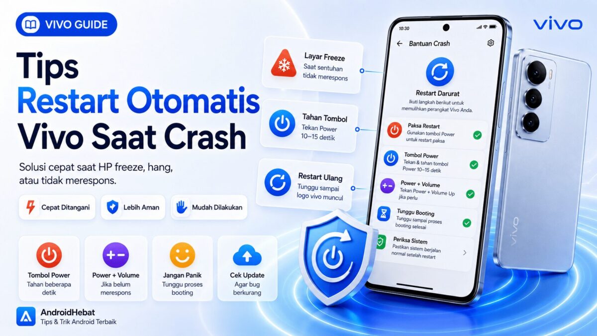 Tips Restart Otomatis Vivo Saat Crash: Solusi Ampuh Saat HP Tiba-Tiba Hang