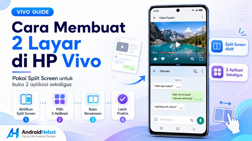 Cara Membuat 2 Layar di HP Vivo: Smart Split 2026