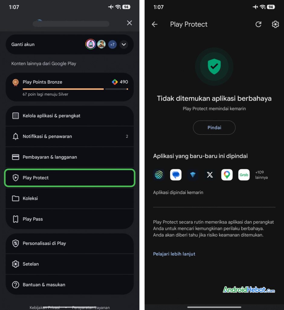 manfaat play protect di android
