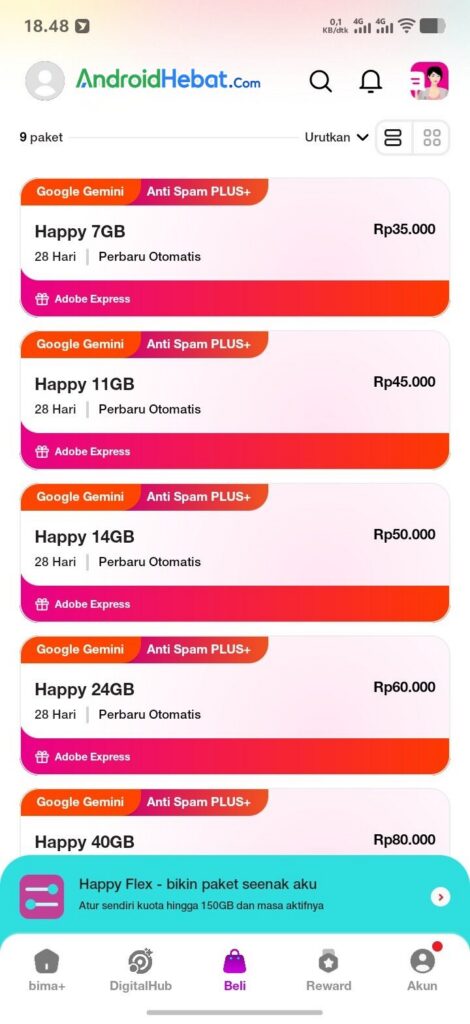 paket Mau 4g2gb Tri apakah masih ada