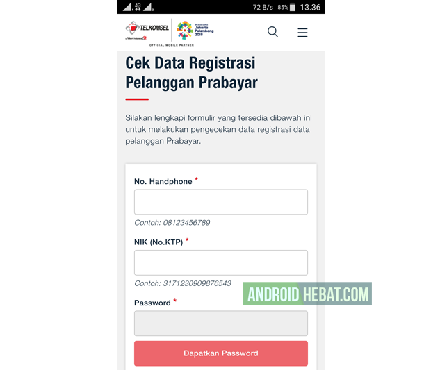 Cek Status Registrasi Kartu Telkomsel, XL, Indosat Ooredoo dan Tri