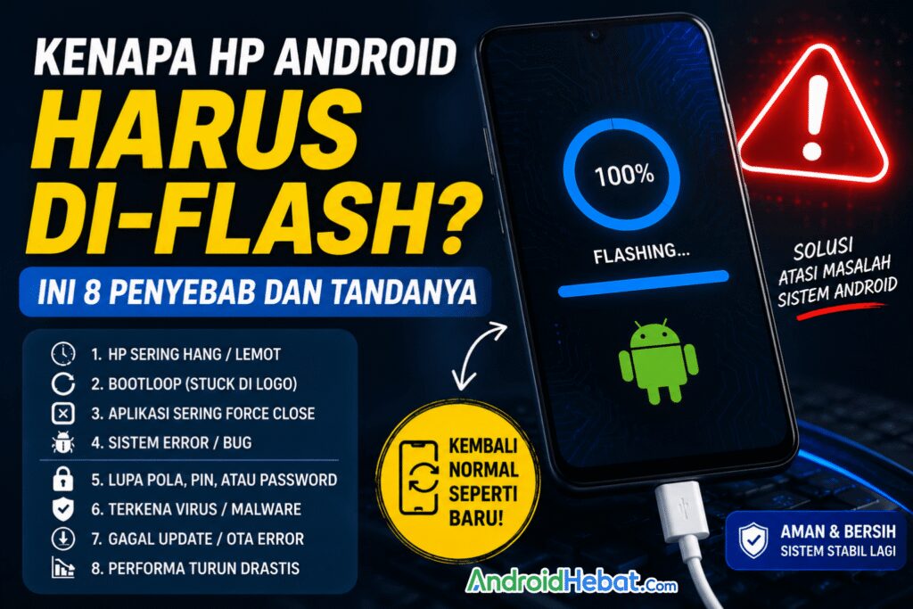 kenapa hp android harus di flash