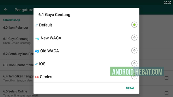 Kelebihan GBWhatApp di Android
