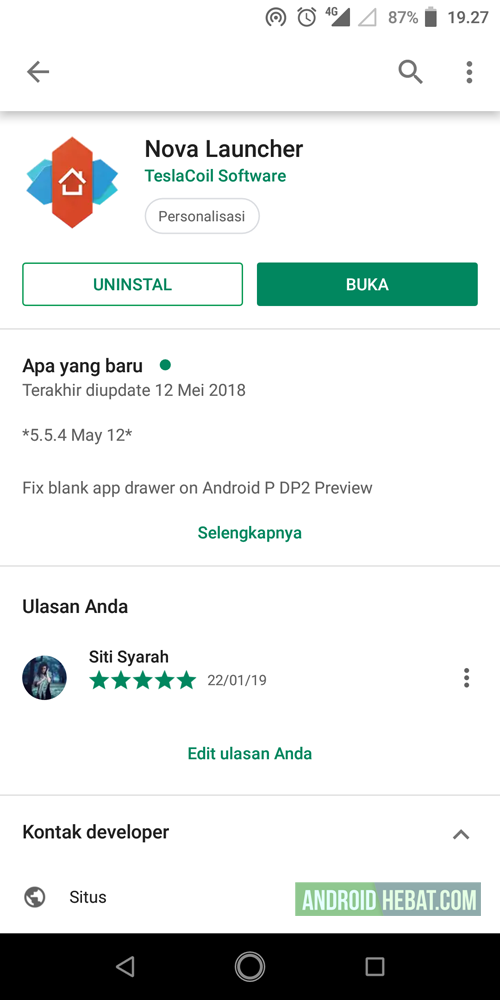 launcher tanpa iklan terbaik