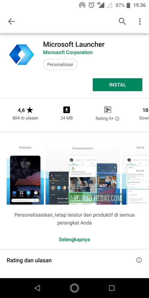peluncur terbaik tanpa iklan