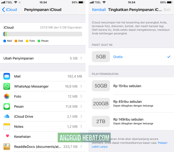 Pengertian Penyimpanan Online terbaik di Android dan iPhone