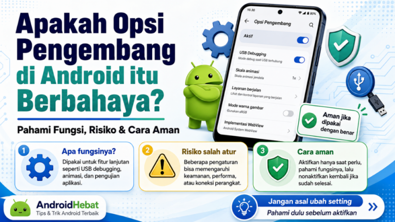 Apakah Opsi Pengembang di Android itu Berbahaya