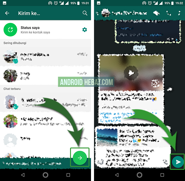 cara share video ig ke wa