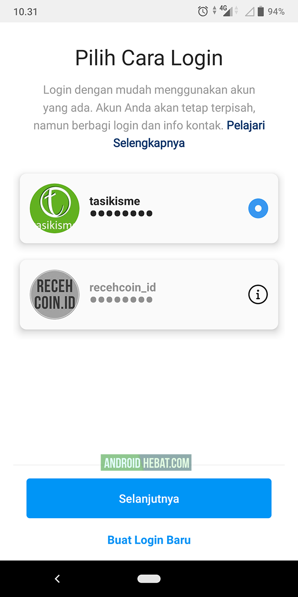 apa itu multi login akun IG