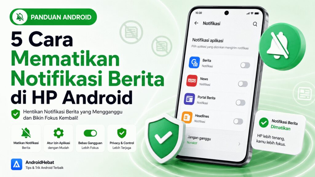 cara disable notif berita android