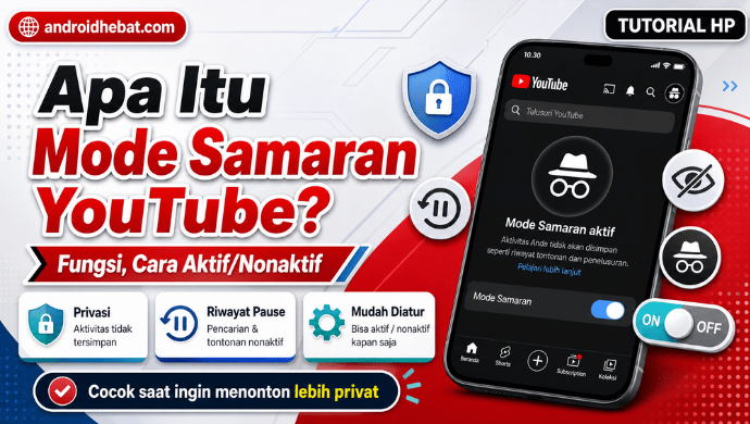 Mode Samaran YouTube Artinya Apa? Fungsi & Cara Pakai (2026)