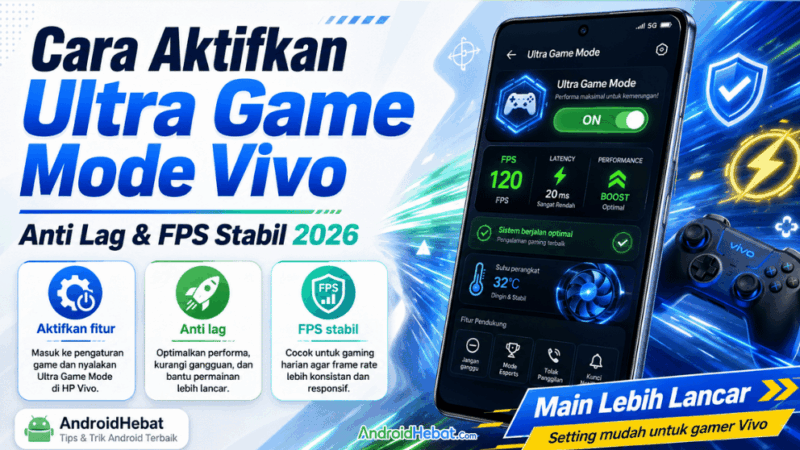 Cara Mengaktifkan & Setting Ultra Game Mode di HP Vivo