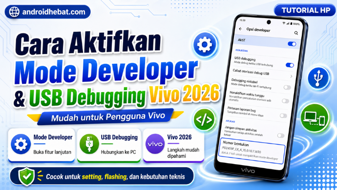 Cara Aktifkan Mode Developer & USB Debugging Vivo 2026