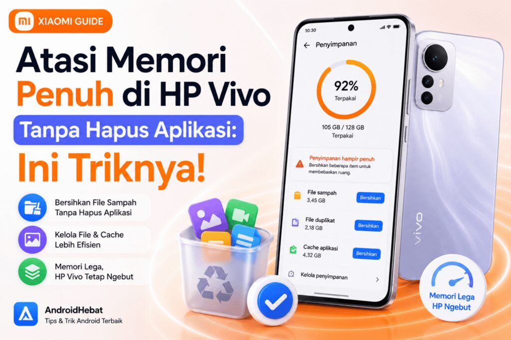 mengatasi error memori penuh di vivo