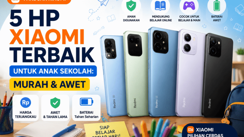 5 HP Xiaomi Terbaik untuk Anak Sekolah: Murah & Awet