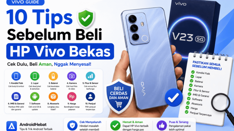 10 Tips Sebelum Beli HP Vivo Bekas 2026, Biar Tidak Nyesel