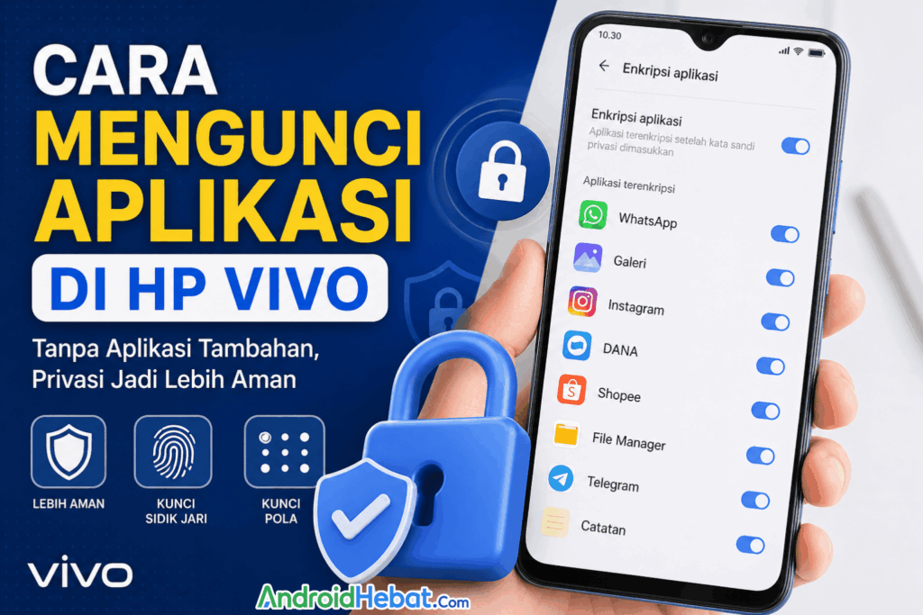 cara mengunci aplikasi di hp vivo