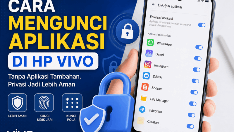 Cara Mengunci Aplikasi di HP Vivo Tanpa Aplikasi Tambahan, Privasi Jadi Lebih Aman