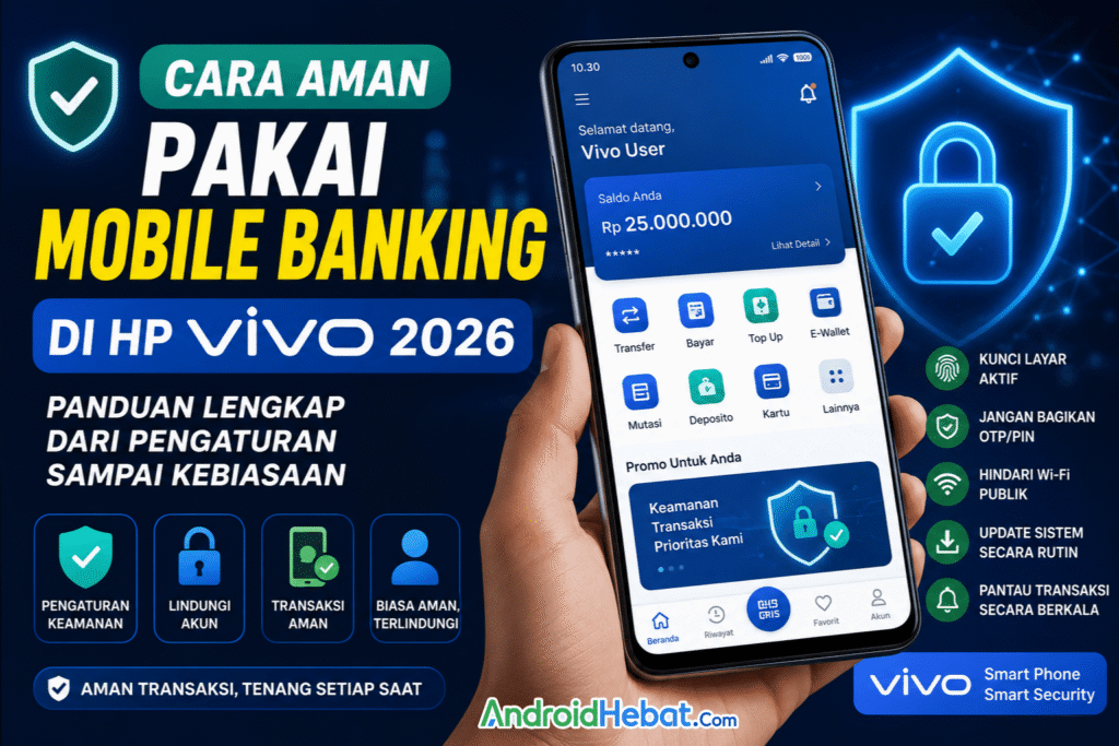 HP Vivo untuk banking aman