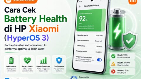 Cara Cek Battery Health HP Xiaomi: 4 Metode di HyperOS 3