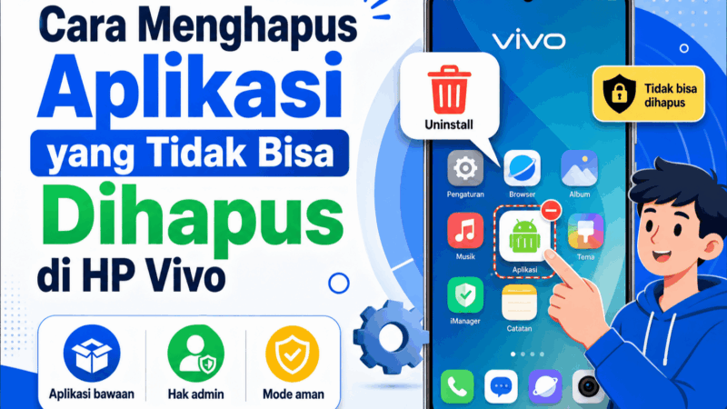 Inilah Cara Menghapus Aplikasi yang Tidak Bisa Dihapus di HP Vivo