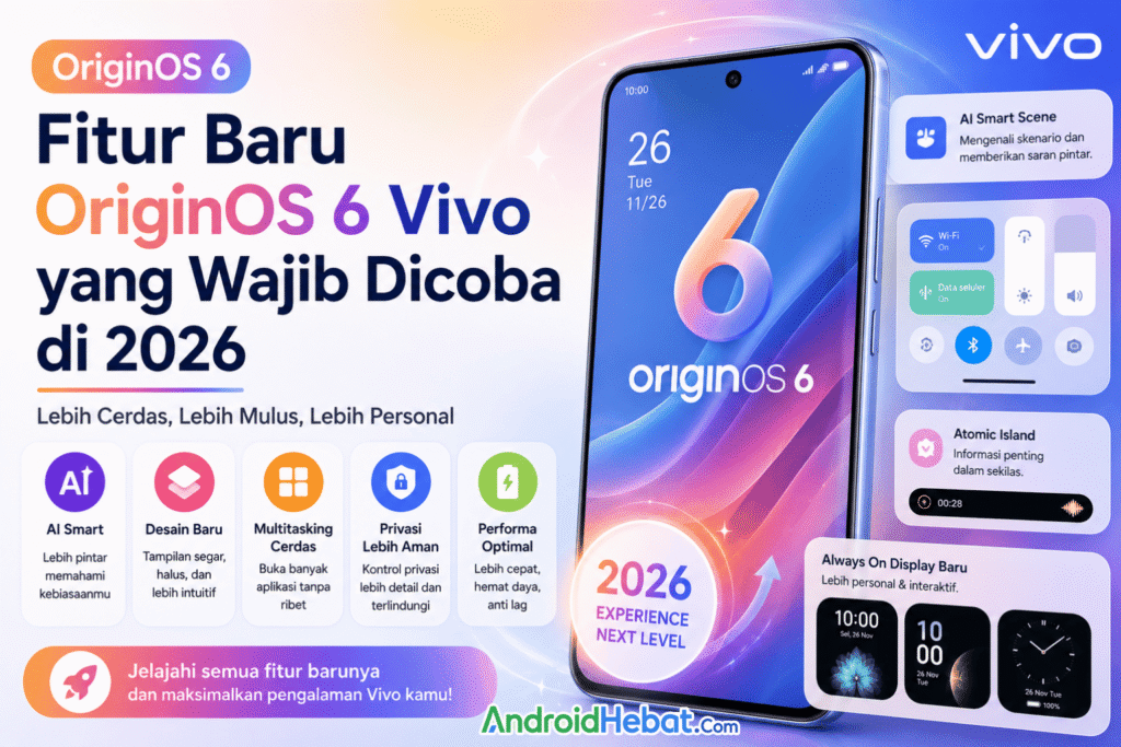 Apa fitur di OriginOS 6 Vivo