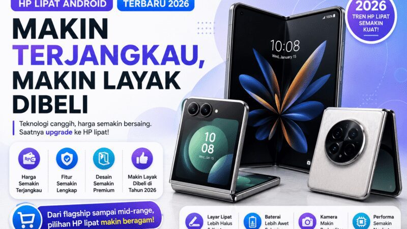HP Lipat Android Terbaru 2026: Makin Terjangkau, Makin Layak Dibeli