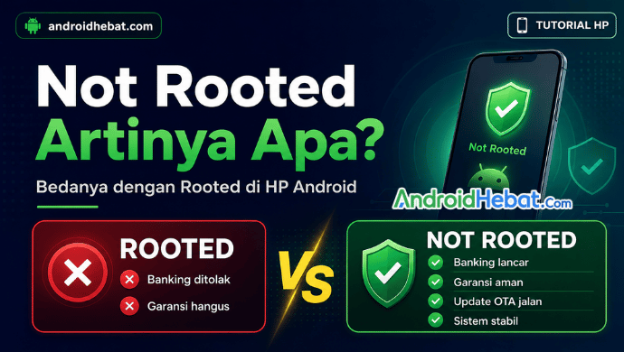 Not Rooted Artinya Apa? Bedanya dengan Rooted di HP Android
